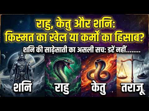राहु, केतु और शनि: किस्मत का खेल या कर्मों का हिसाब? शनि की साढ़ेसाती का असली सच: डरें नहीं..........