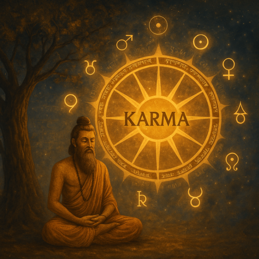 Karma: Astrological Interpretation Through Vedic Wisdom -DKSCORE