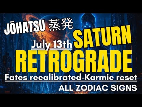 Saturn retrograde in pisces – july 13th, 2025 | profound shifts for all 12 zodiac signs!